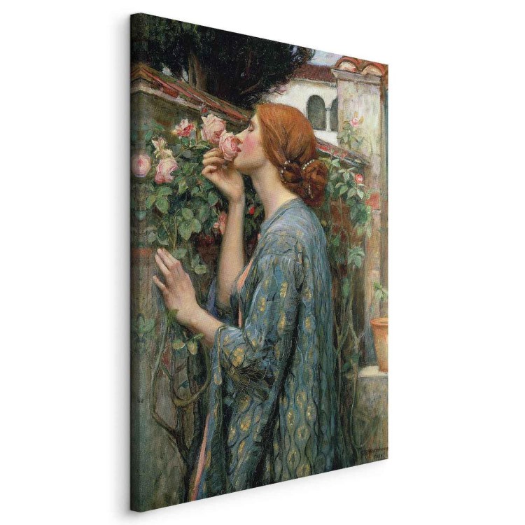 Obraz - John William Waterhouse – Dusza róży