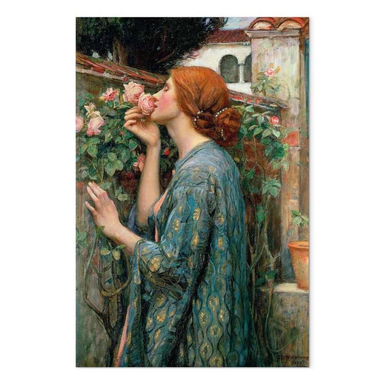 Obraz - John William Waterhouse – Dusza róży