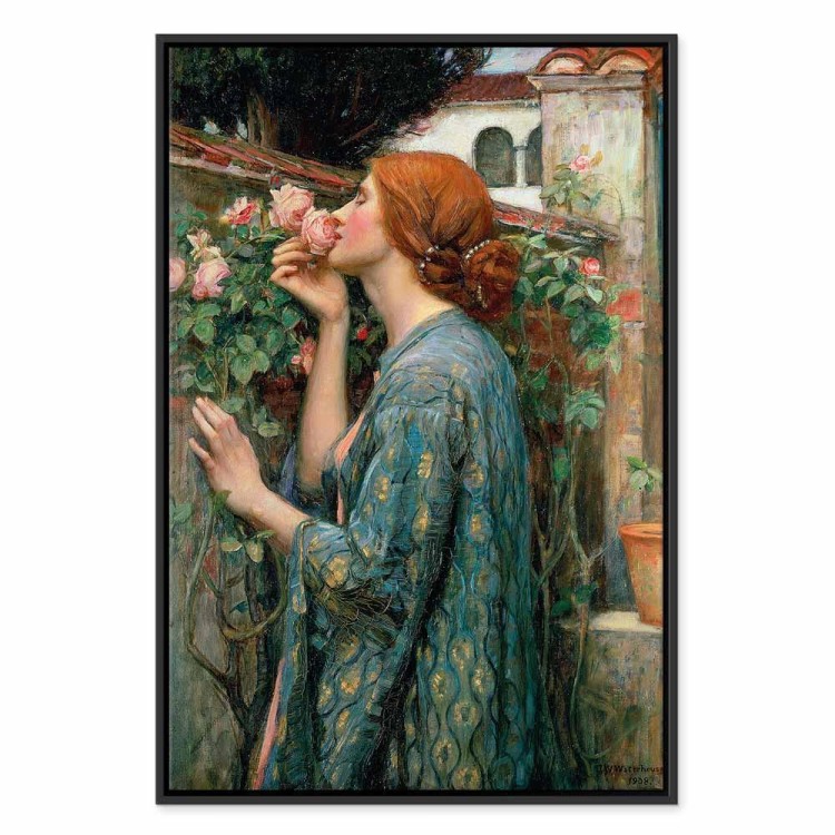 Obraz - John William Waterhouse – Dusza róży