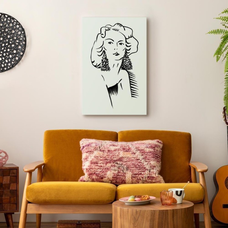 Obraz - Romantyczna blondynka (1-częściowy) pionowy
