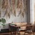 Fototapeta - Minimalistyczny pejzaż boho - zwisające liście w beżowych barwach