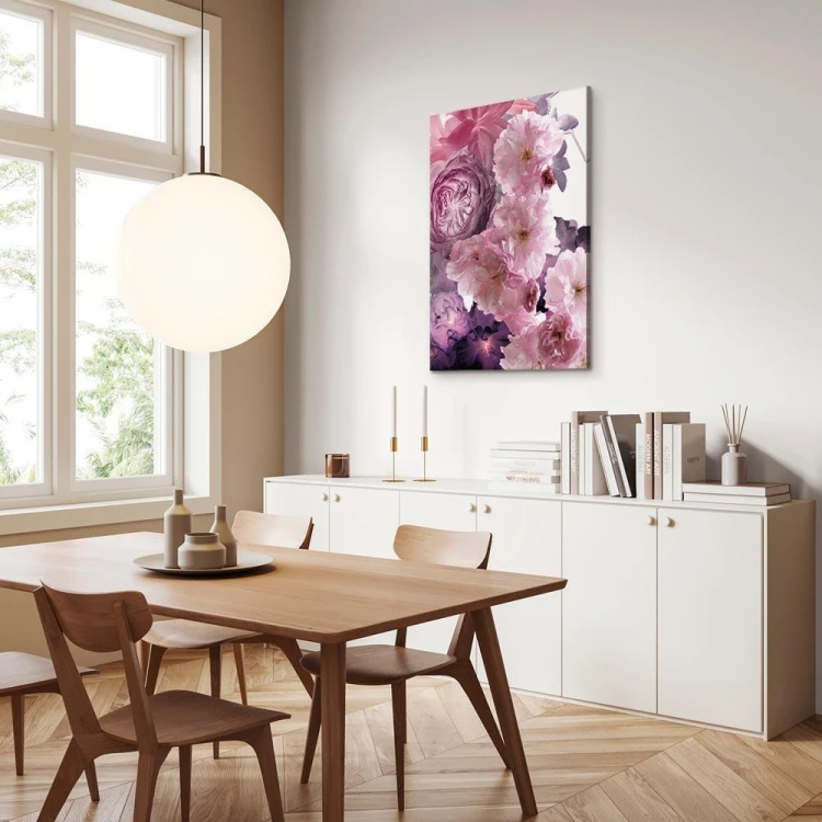 Obraz - Ogród kwiatowych zapachów (1-częściowy) - natura w różowym odcieniu
