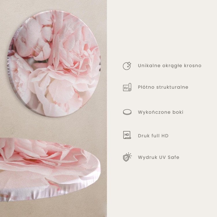 Obraz okrągły - Gustav Klimt – Spełnienie