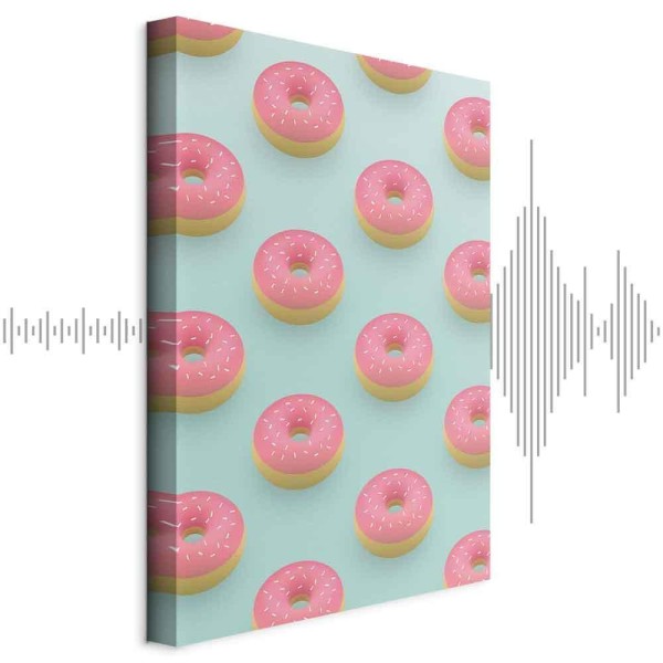 Obraz - Pastelowe donuty (1-częściowy) pionowy