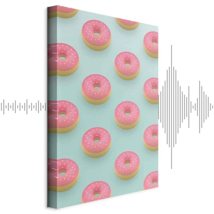 Obraz - Pastelowe donuty (1-częściowy) pionowy