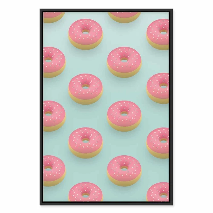 Obraz - Pastelowe donuty (1-częściowy) pionowy