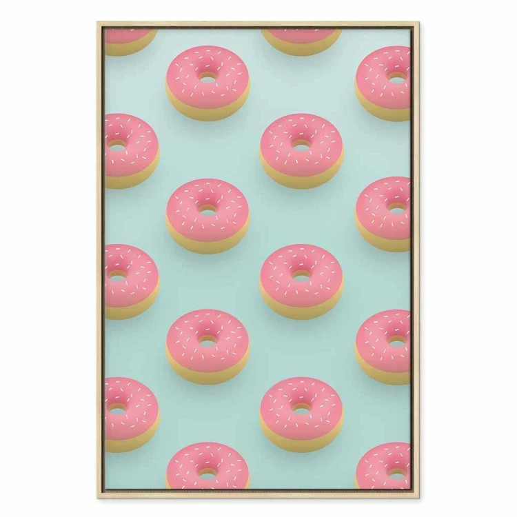 Obraz - Pastelowe donuty (1-częściowy) pionowy