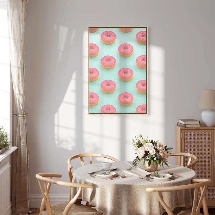 Obraz - Pastelowe donuty (1-częściowy) pionowy