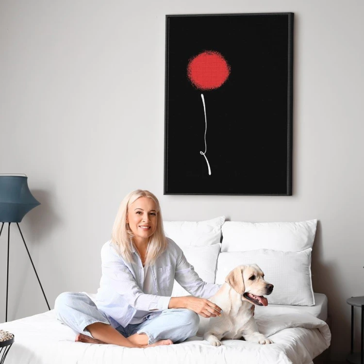 Obraz - Minimalistyczny kwiat (1-częściowy) pionowy