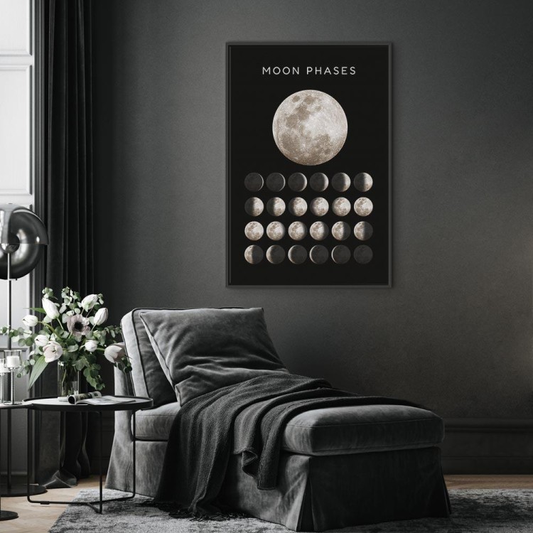 Obraz - Fazy księżyca (1-częściowy) pionowy
