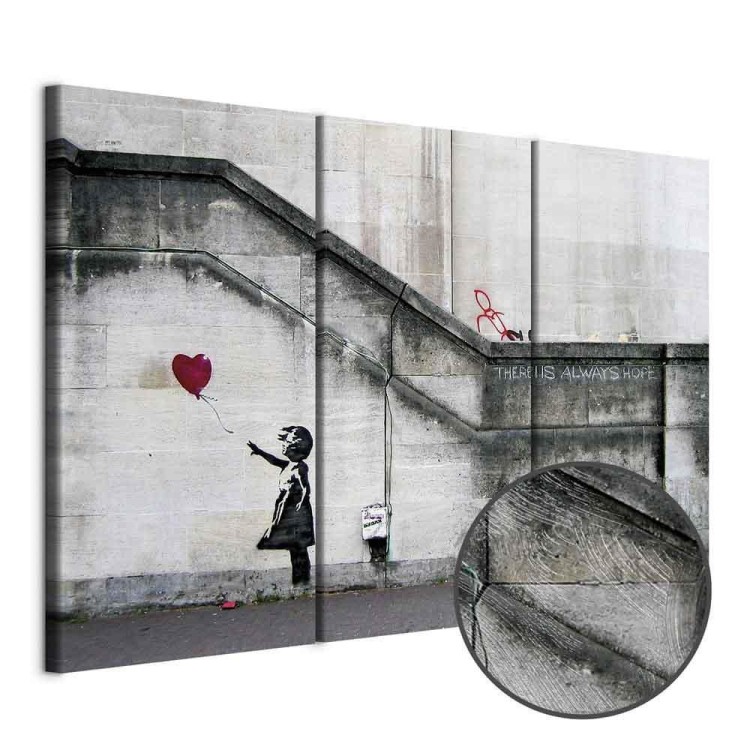 Obraz - Girl With a Balloon by Banksy