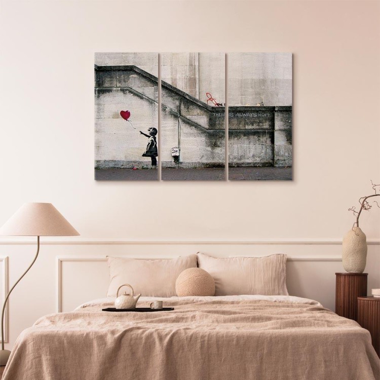 Obraz - Girl With a Balloon by Banksy