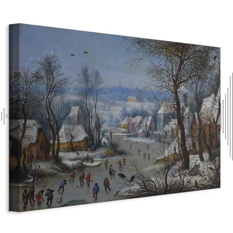 Obraz - Pieter Brueghel (młodszy) – Winter Landscape with a Bird Trap