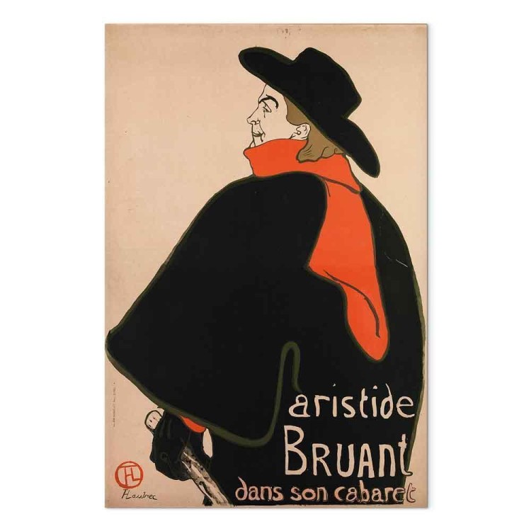 Obraz - Aristide Bruant: Dans son cabaret (1-częściowy) pionowy