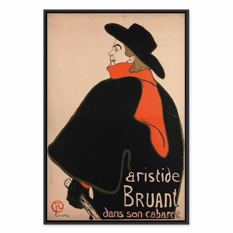 Obraz - Aristide Bruant: Dans son cabaret (1-częściowy) pionowy