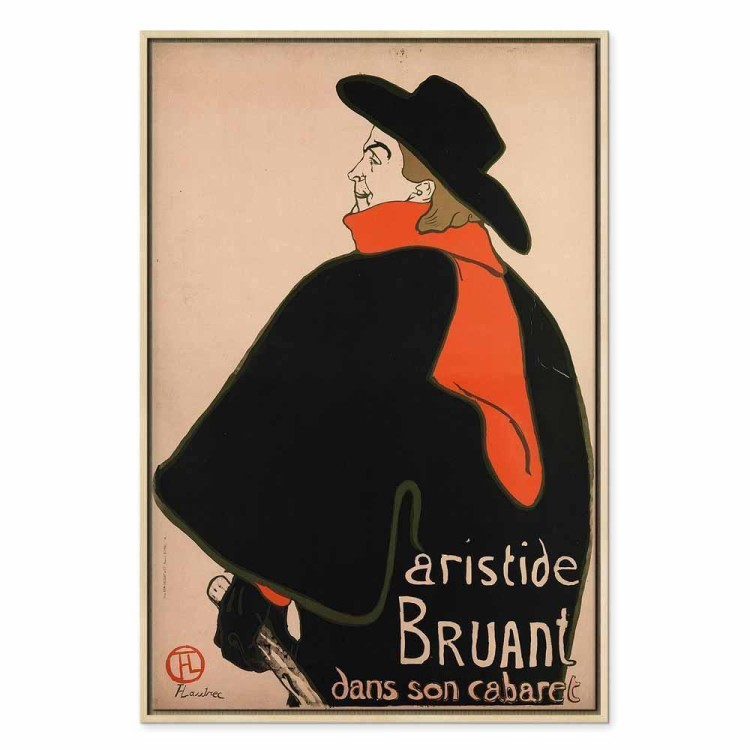 Obraz - Aristide Bruant: Dans son cabaret (1-częściowy) pionowy