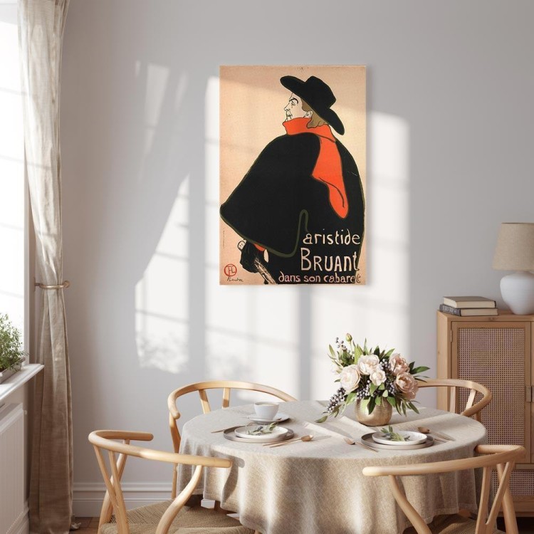 Obraz - Aristide Bruant: Dans son cabaret (1-częściowy) pionowy