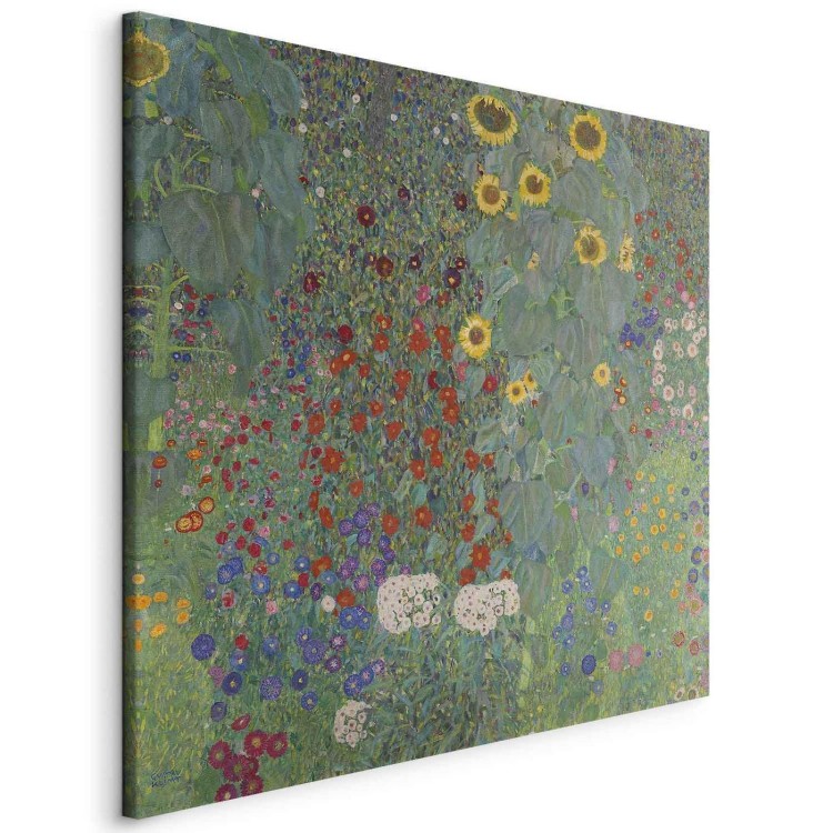 Obraz - Gustav Klimt – Ogród wiejski ze słonecznikami