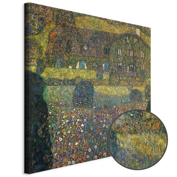 Obraz - Gustav Klimt – Country House on the Attersee Lake