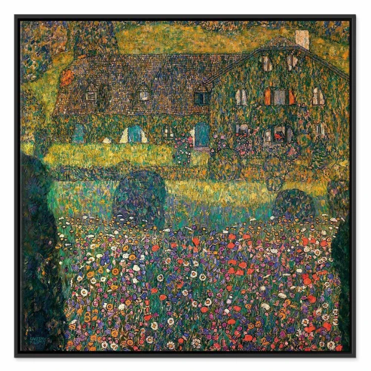 Obraz - Gustav Klimt – Country House on the Attersee Lake