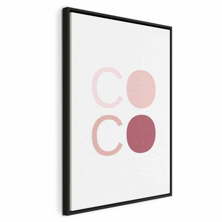 Obraz - Różowe Coco (1-częściowy) pionowy