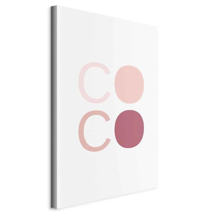 Obraz - Różowe Coco (1-częściowy) pionowy