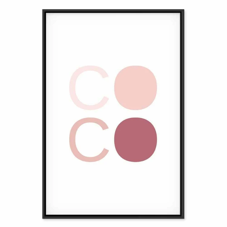 Obraz - Różowe Coco (1-częściowy) pionowy