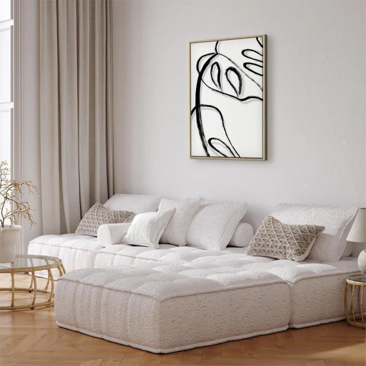 Obraz - Biała monstera (1-częściowy) pionowy
