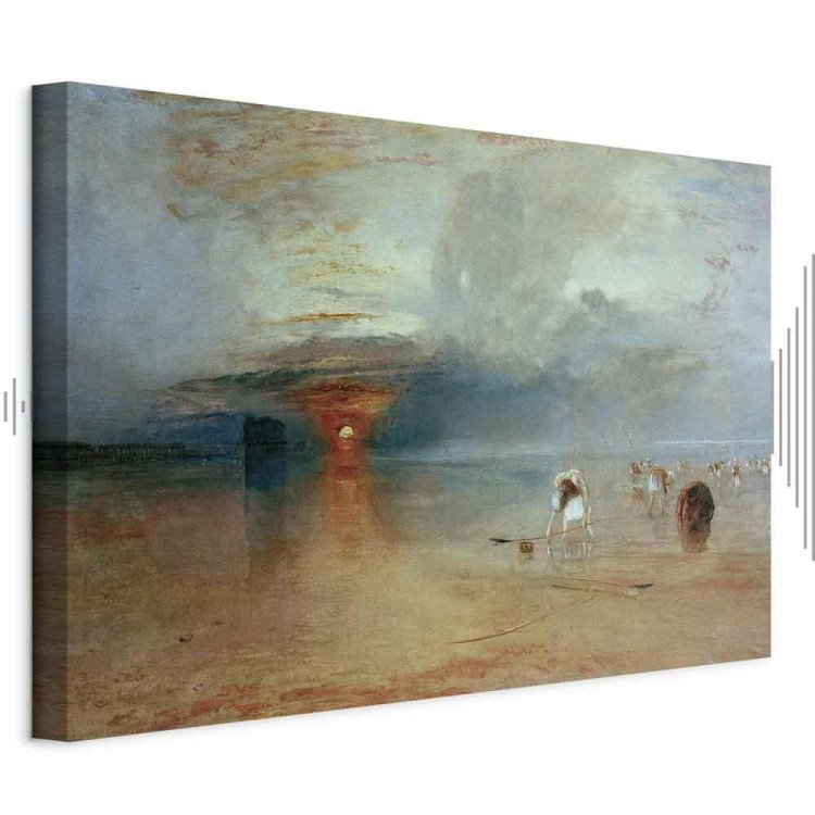 Obraz - William Turner – Plaża Calais, odpływ