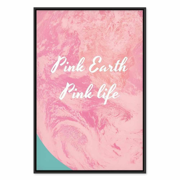 Obraz - Pink Earth, Pink Life (1-częściowy) pionowy