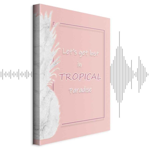 Obraz - Let's Get Lost in Tropical Paradise (1-częściowy) pionowy