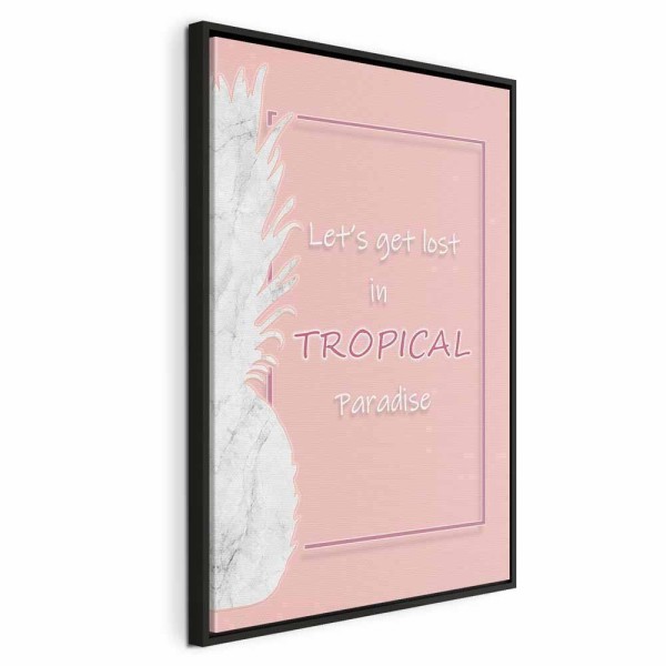 Obraz - Let's Get Lost in Tropical Paradise (1-częściowy) pionowy