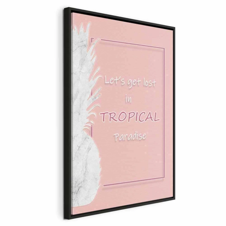 Obraz - Let's Get Lost in Tropical Paradise (1-częściowy) pionowy