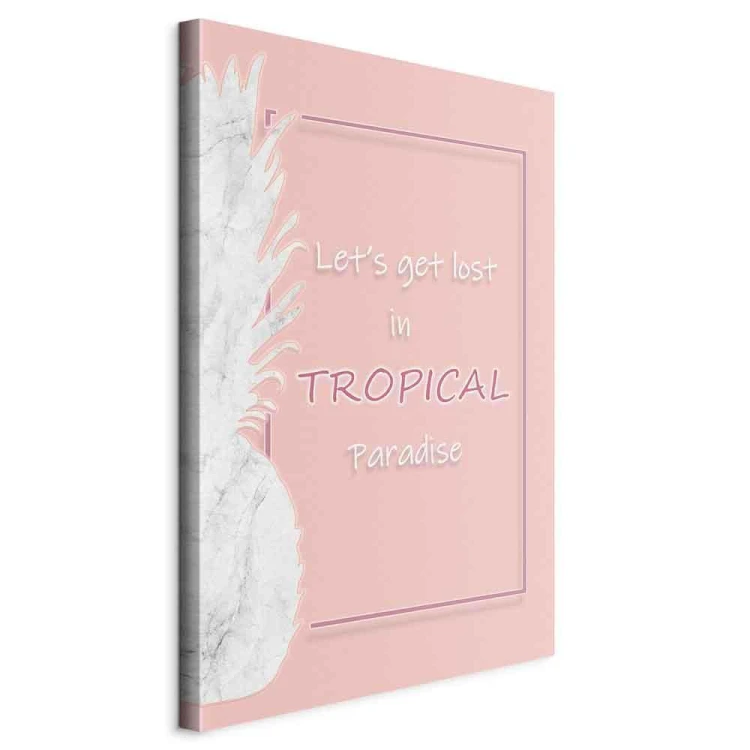 Obraz - Let's Get Lost in Tropical Paradise (1-częściowy) pionowy