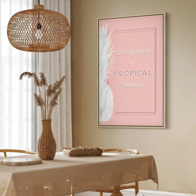 Obraz - Let's Get Lost in Tropical Paradise (1-częściowy) pionowy