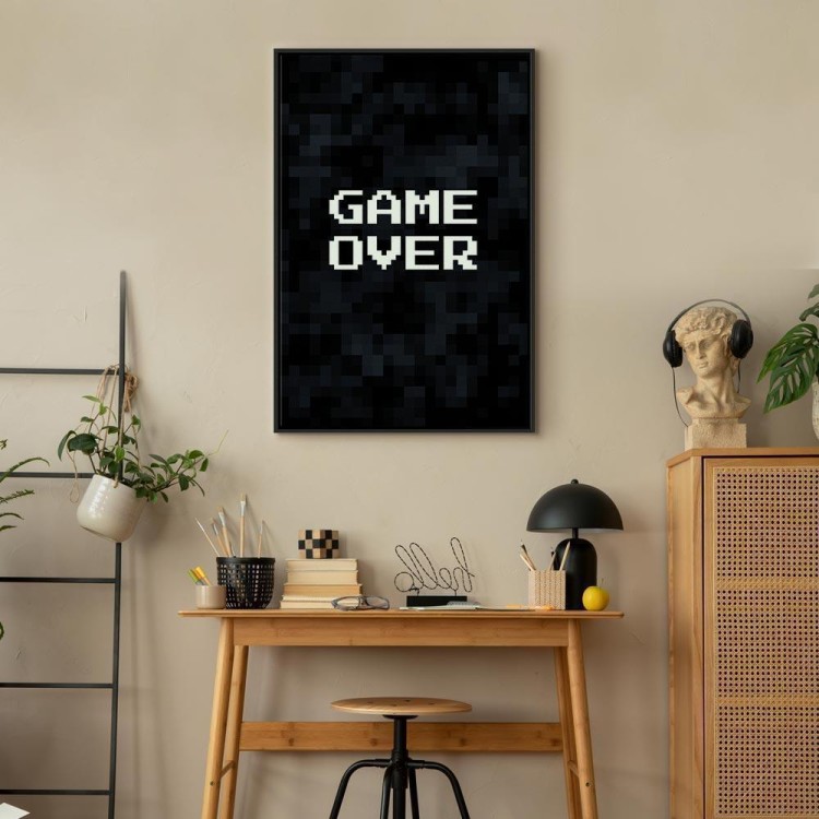 Obraz - Game Over w pikselach