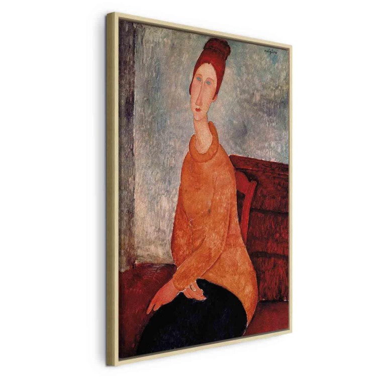 Obraz - Amedeo Modigliani – Jeanne Hébuterne w żółtym swetrze