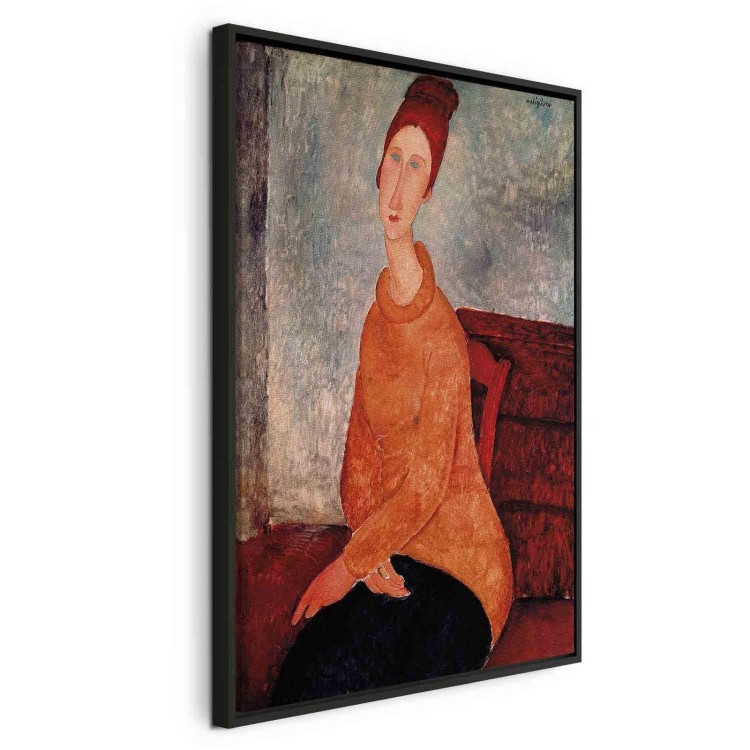 Obraz - Amedeo Modigliani – Jeanne Hébuterne w żółtym swetrze