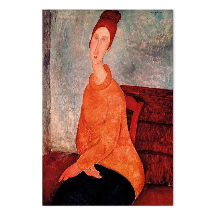Obraz - Amedeo Modigliani – Jeanne Hébuterne w żółtym swetrze