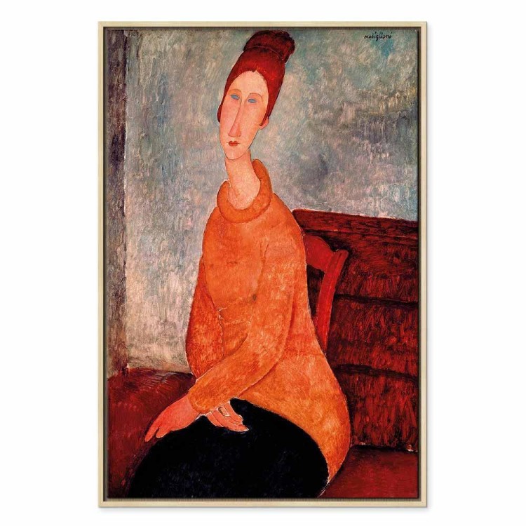 Obraz - Amedeo Modigliani – Jeanne Hébuterne w żółtym swetrze