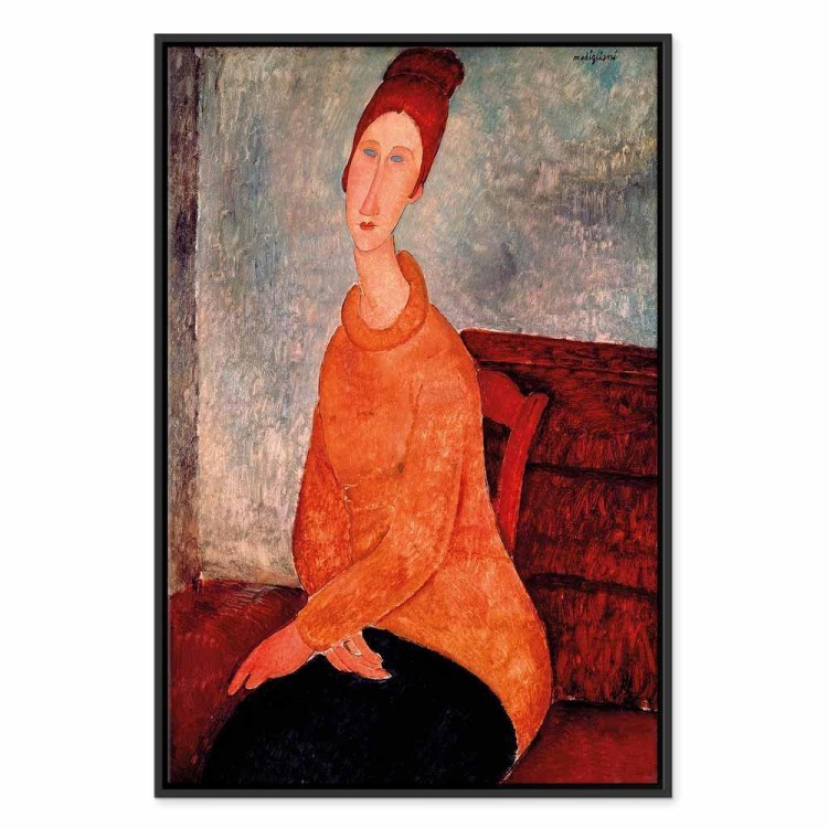 Obraz - Amedeo Modigliani – Jeanne Hébuterne w żółtym swetrze
