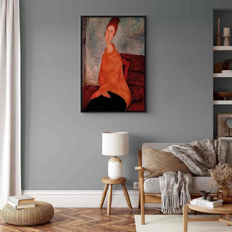 Obraz - Amedeo Modigliani – Jeanne Hébuterne w żółtym swetrze