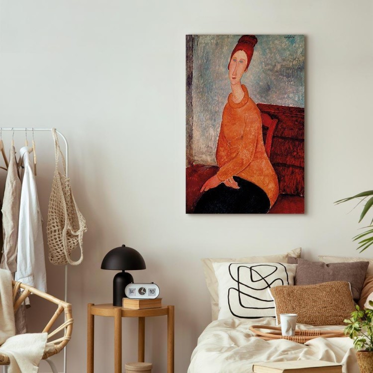 Obraz - Amedeo Modigliani – Jeanne Hébuterne w żółtym swetrze