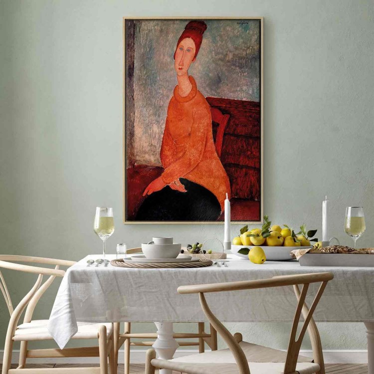Obraz - Amedeo Modigliani – Jeanne Hébuterne w żółtym swetrze