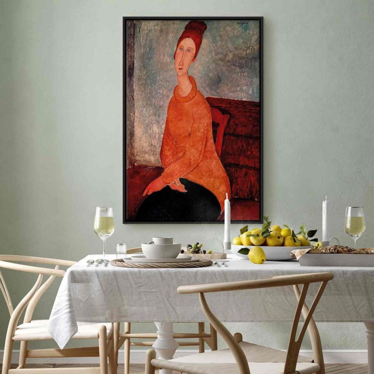 Obraz - Amedeo Modigliani – Jeanne Hébuterne w żółtym swetrze