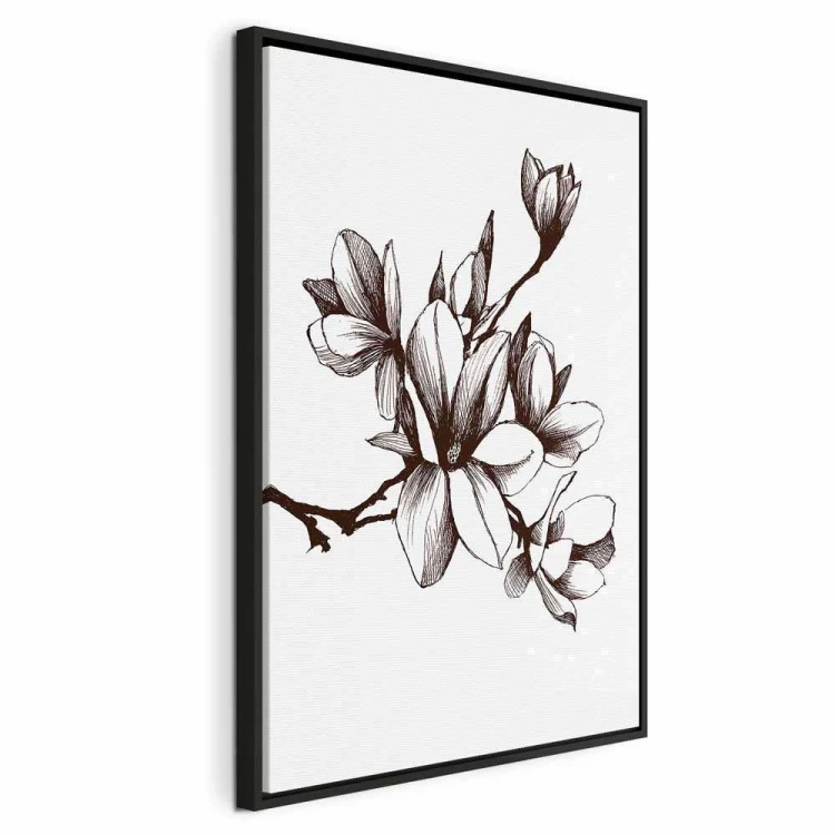 Obraz - Renesansowe magnolie (1-częściowy) pionowy