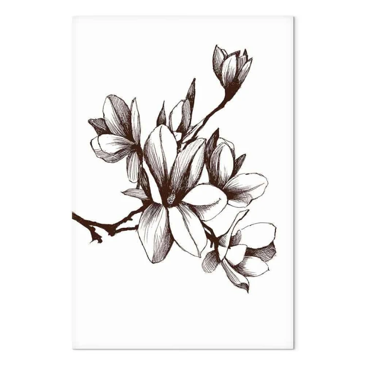 Obraz - Renesansowe magnolie (1-częściowy) pionowy