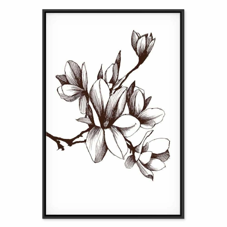 Obraz - Renesansowe magnolie (1-częściowy) pionowy