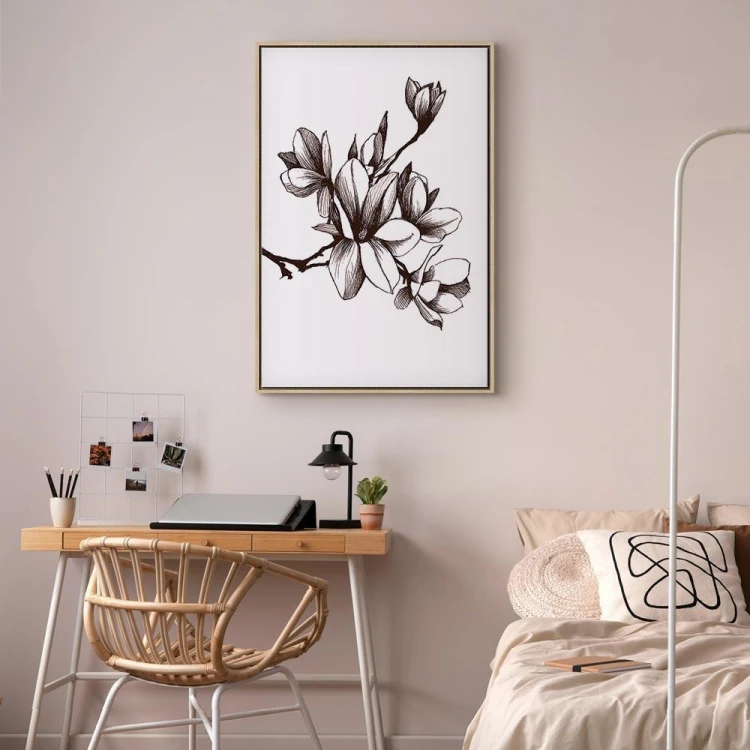 Obraz - Renesansowe magnolie (1-częściowy) pionowy