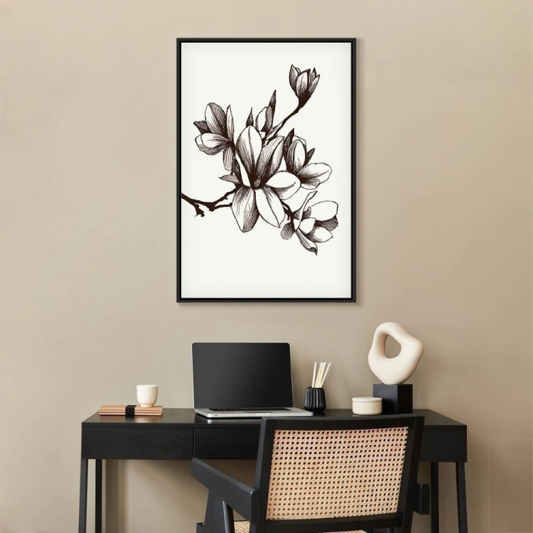 Obraz - Renesansowe magnolie (1-częściowy) pionowy